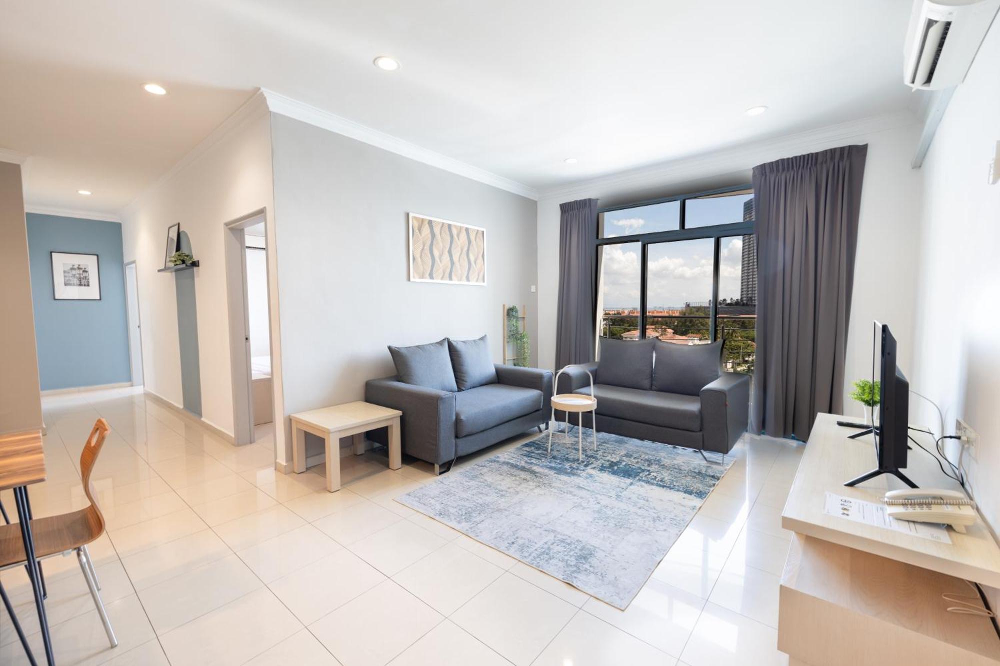 Golden View Serviced Apartments Tanjung Tokong Dış mekan fotoğraf